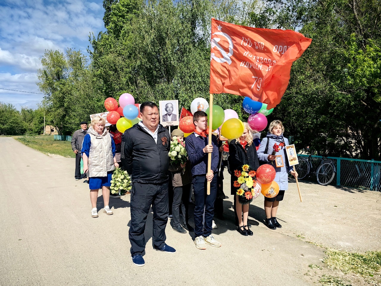 Митинг, 9 мая День Победы.